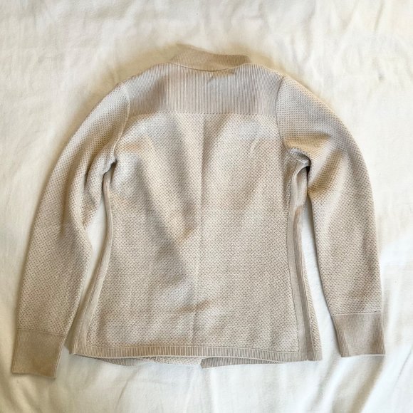 NWT Loro Piana Italy women Beige baby Cashmere Cardigan jacket BLAZER IT46bust38 - Picture 2 of 10